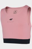 Дитячий спортивний бюстгальтер 4F колір рожевий