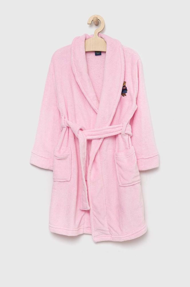 Дитячий халат Polo Ralph Lauren колір рожевий (2919222)