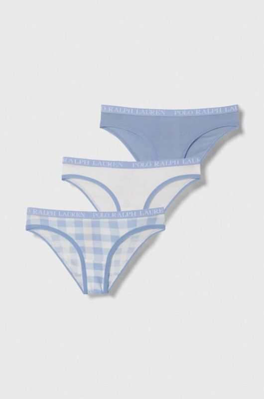 Дитячі труси Polo Ralph Lauren 3-pack колір блакитний