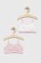 Дитячий бюстгальтер Polo Ralph Lauren 2-pack колір рожевий