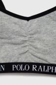 Дитячий бюстгальтер Polo Ralph Lauren 2-pack колір чорний Дитячий бюстгальтер Polo Ralph Lauren 2-pack колір чорний