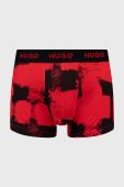 Боксери HUGO 3-pack чоловічі колір червоний (3480278)
