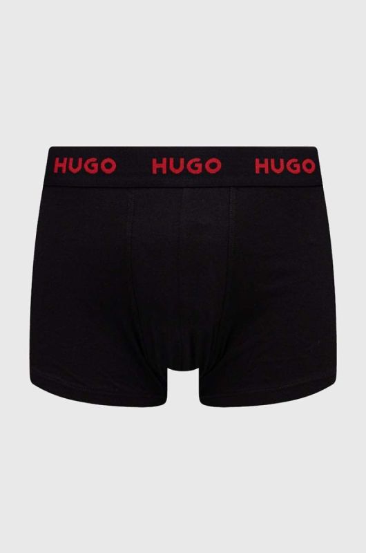 Боксери HUGO 3-pack чоловічі колір червоний (3287834) фото 2