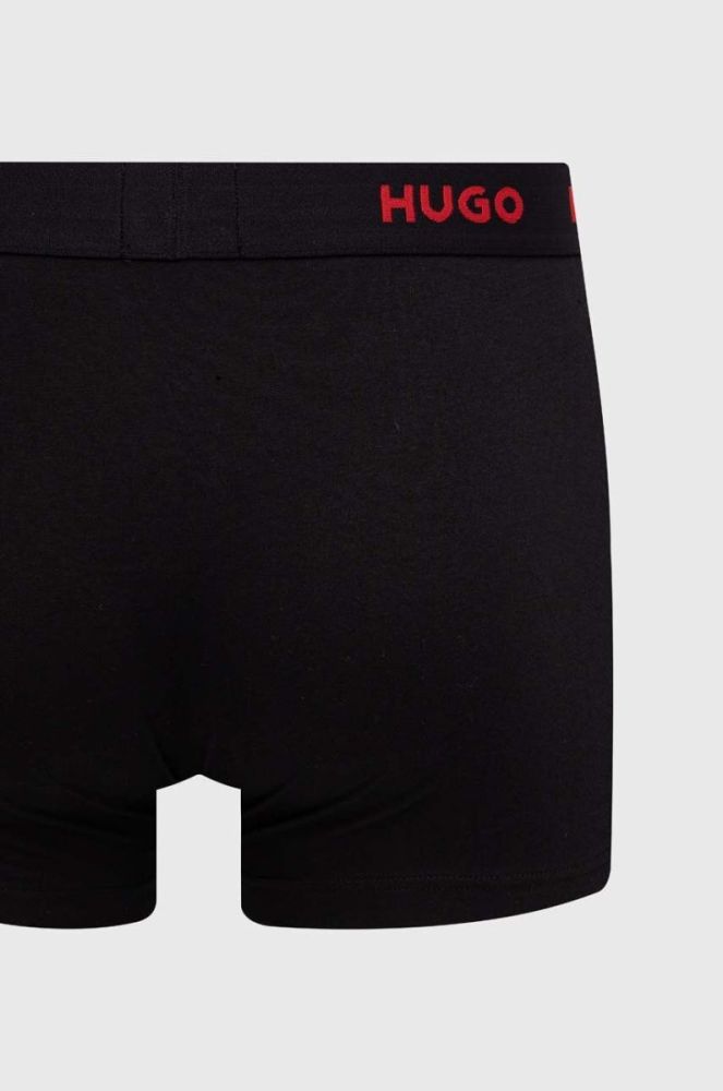 Боксери HUGO 3-pack чоловічі колір червоний (3287834) фото 5