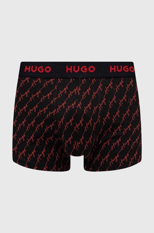 Боксери HUGO 3-pack чоловічі колір червоний (3076481) фото 2