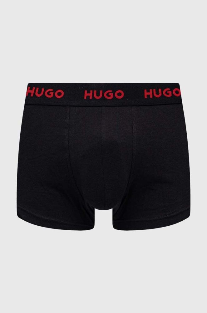 Боксери HUGO 3-pack чоловічі колір червоний (3076481) фото 3