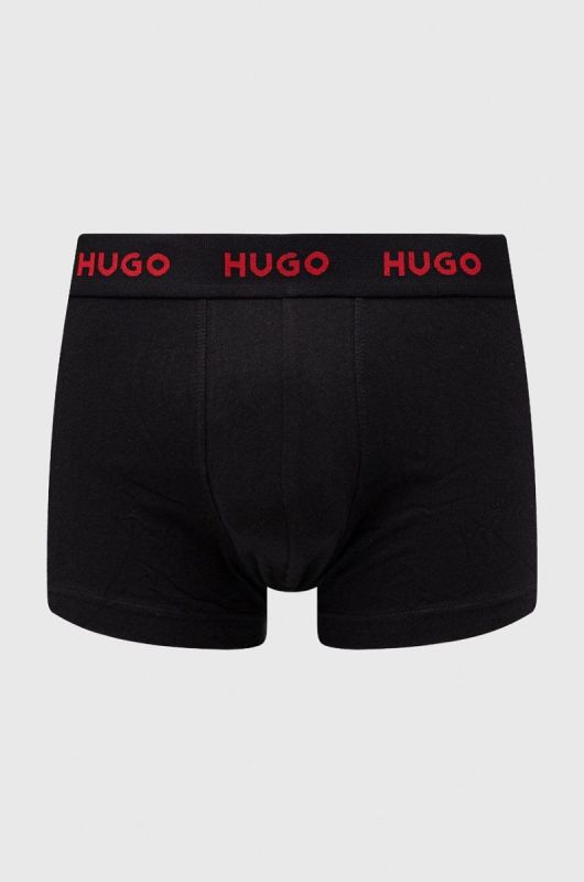 Боксери HUGO (3-pack) чоловічі колір синій (2502490) фото 2