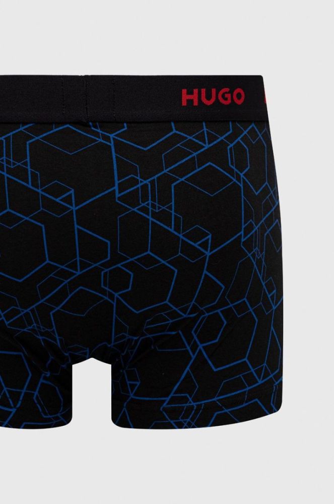 Боксери HUGO (3-pack) чоловічі колір синій (2502490) фото 6
