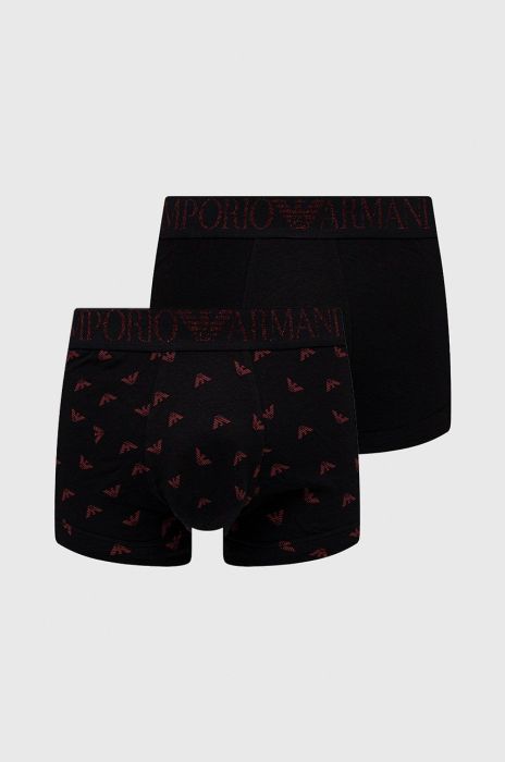 Боксери Emporio Armani Underwear (2-pack) чоловічі колір чорний