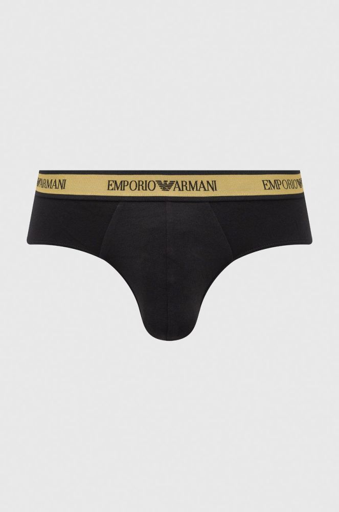 Сліпи Emporio Armani Underwear (2-pack) чоловічі колір чорний