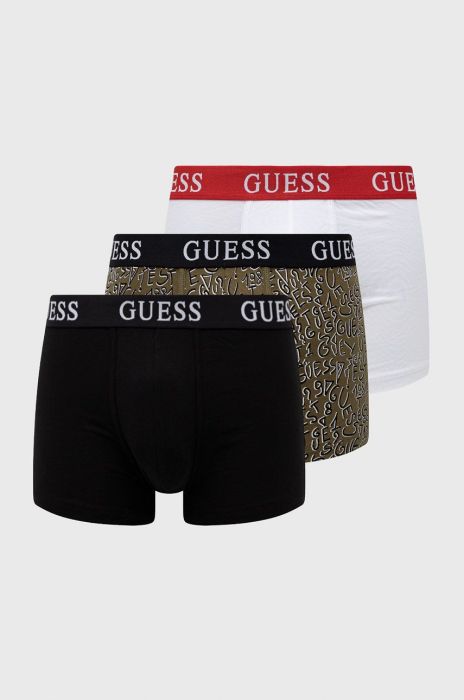 Боксери Guess 3-pack чоловічі колір зелений (2764699)