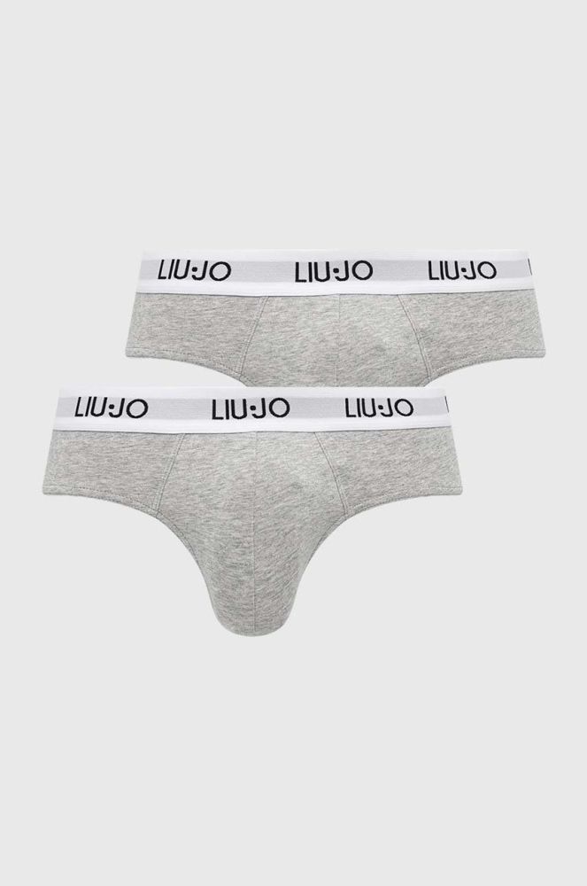 Сліпи Liu Jo 2-pack чоловічі колір сірий (2807657)