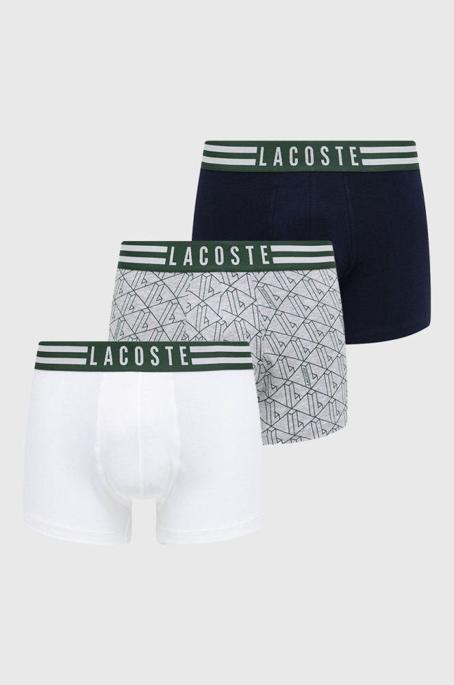 Боксери Lacoste (3-pack) чоловічі колір барвистий