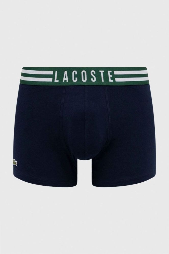 Боксери Lacoste (3-pack) чоловічі колір барвистий фото 2