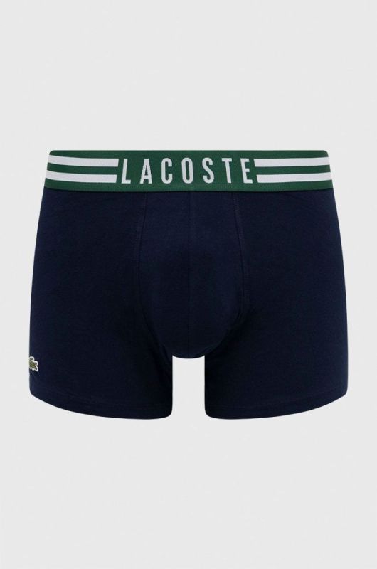 Боксери Lacoste (3-pack) чоловічі колір барвистий фото 2