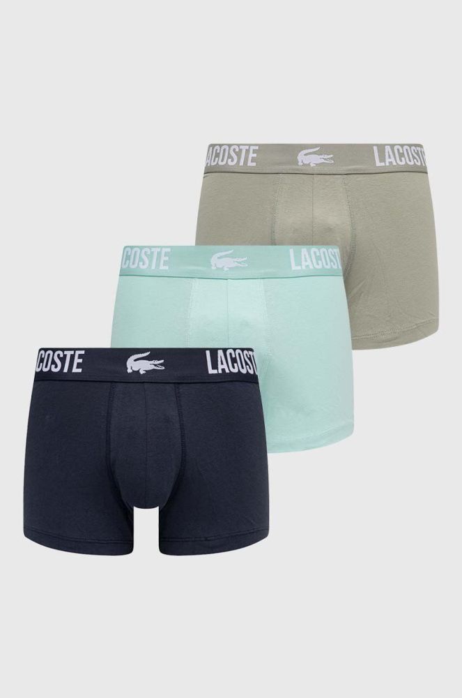 Боксери Lacoste 3-pack чоловічі колір червоний (3125296)