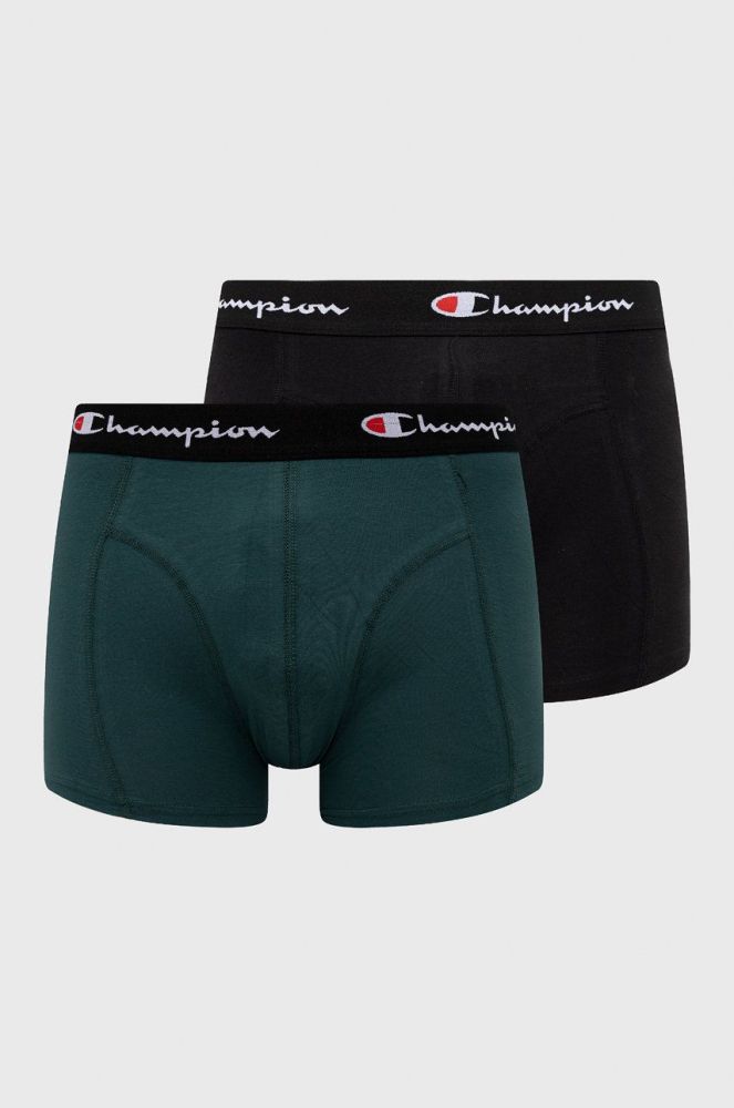 Боксери Champion (2-pack) чоловічі колір зелений