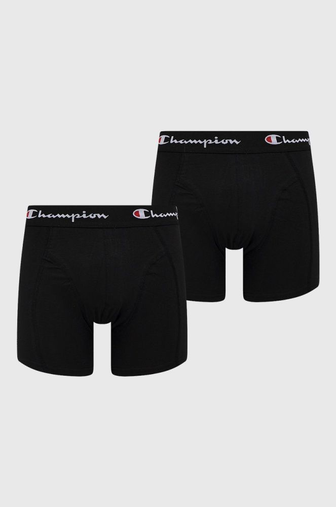 Боксери Champion 2-pack чоловічі колір чорний