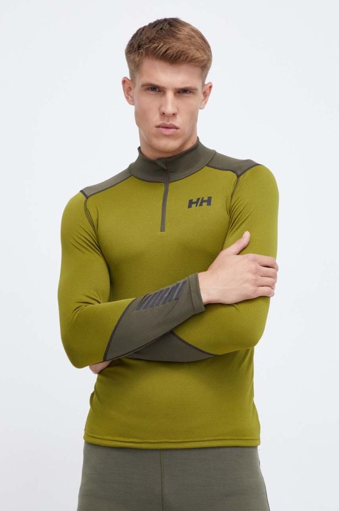 Helly Hansen Функціональний лонгслів Lifa Active колір зелений (3519285)