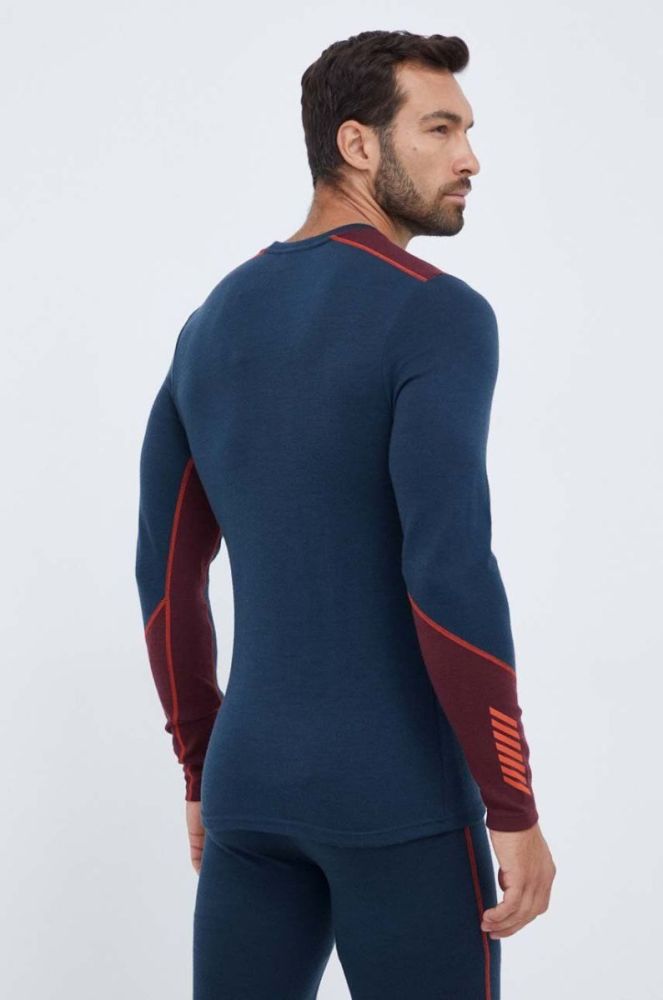Helly Hansen Функціональний лонгслів Lifa Merino Midweight колір темно-синій (3449148) фото 3