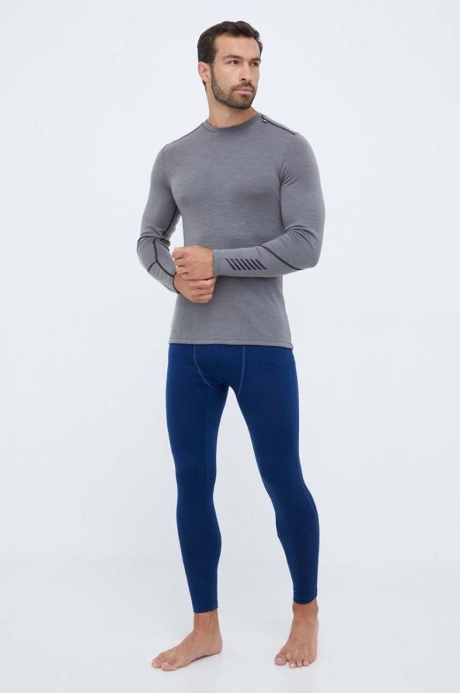 Helly Hansen Функціональний лонгслів Lifa Merino Midweight колір сірий (3449063) фото 2