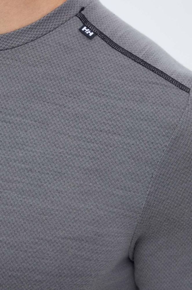 Helly Hansen Функціональний лонгслів Lifa Merino Midweight колір сірий (3449063) фото 6