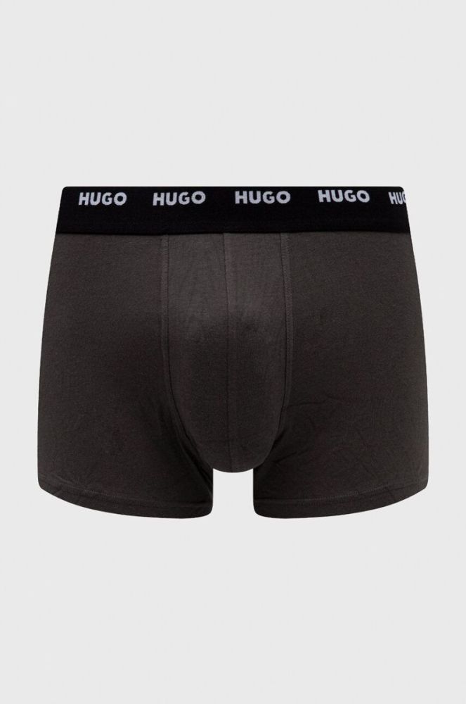 Боксери HUGO 5-pack чоловічі колір чорний (3480290) фото 4