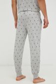 Піжамні бавовняні штани Polo Ralph Lauren колір сірий візерунок (2596506)