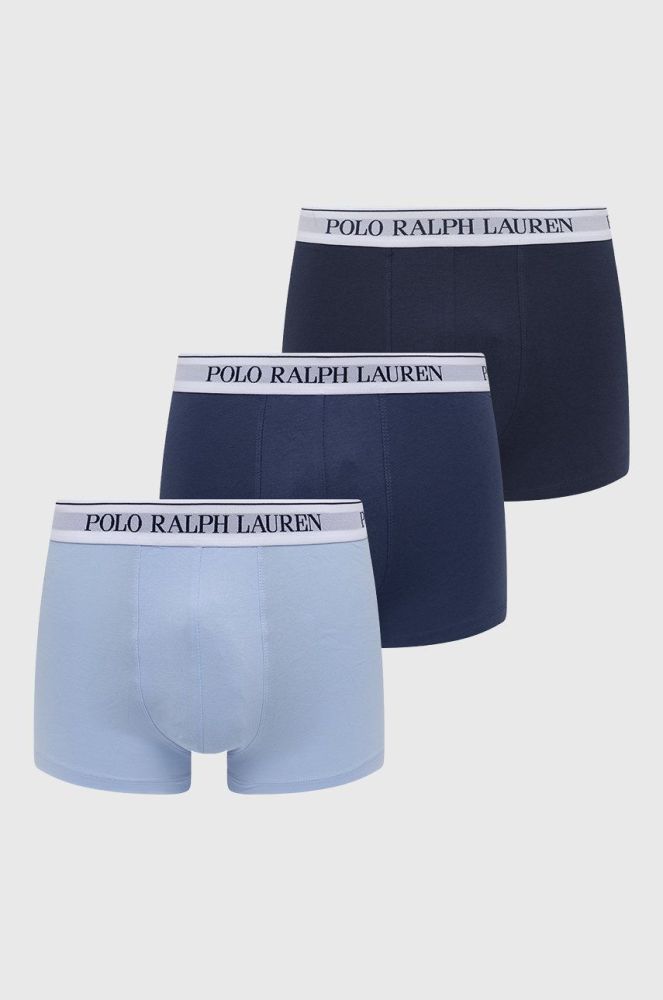 Боксери Polo Ralph Lauren 3 - Pack чоловічі колір блакитний
