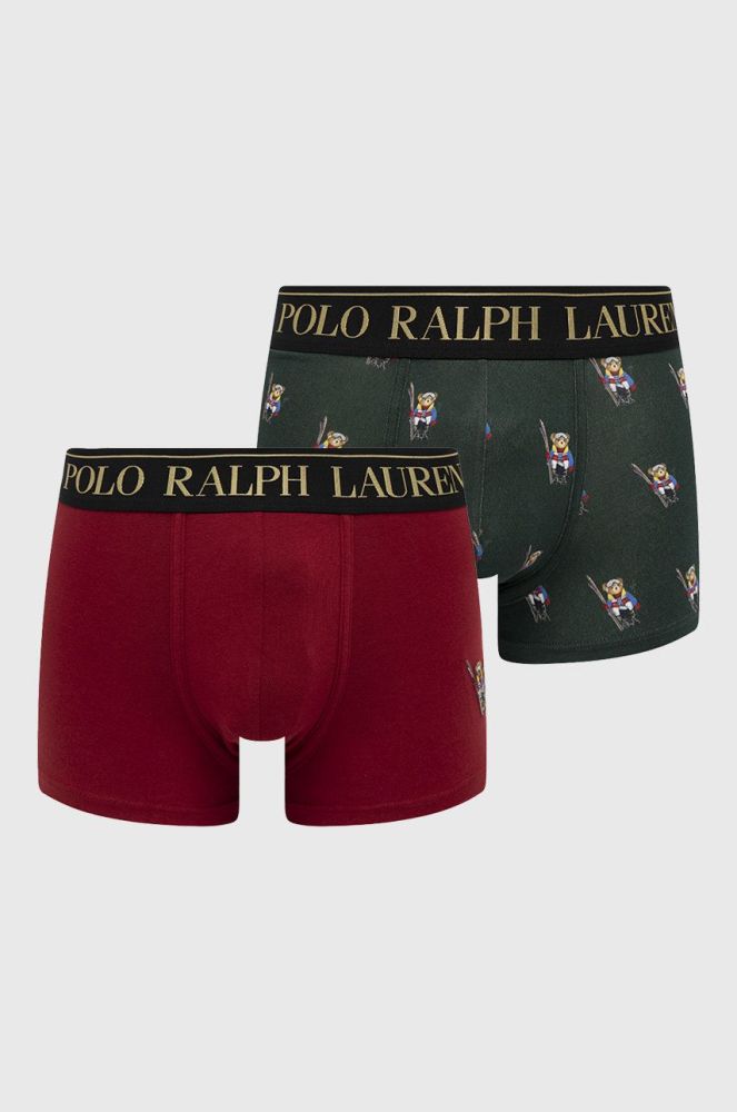 Боксери Polo Ralph Lauren (2-pack) чоловічі колір барвистий (2689728)