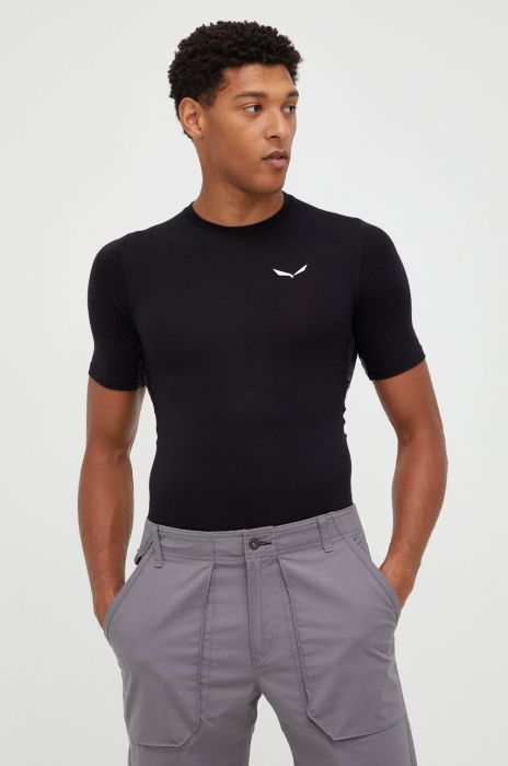 Salewa Функціональна футболка Cristallo колір чорний