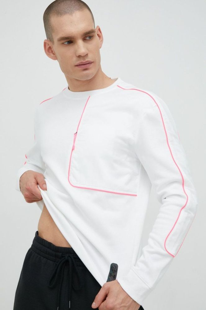 Лонгслів до бігу Under Armour колір білий фото 4