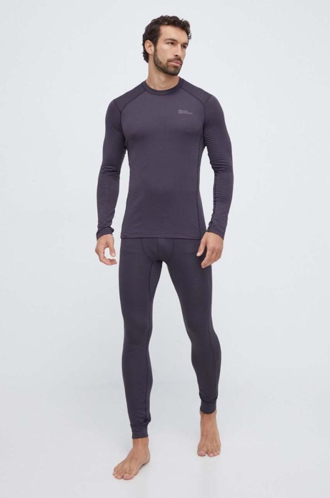 Jack Wolfskin Функціональні легінси Infinite колір сірий (3600301) фото 2