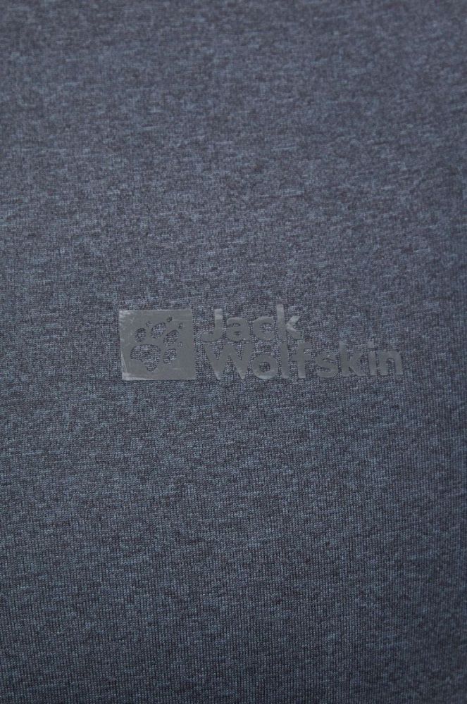 Функціональний лонгслів Jack Wolfskin Sky Thermal чоловічий колір сірий меланж фото 6