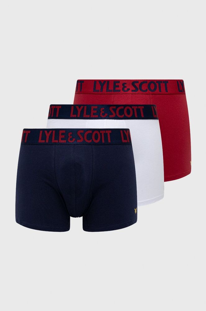 Боксери Lyle & Scott 3-pack чоловічі колір барвистий (2792115)