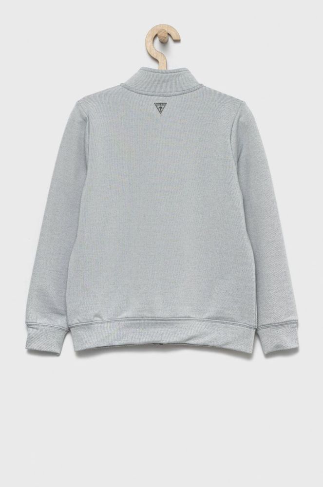 Дитяча кофта Guess колір сірий з принтом (2508972) фото 2