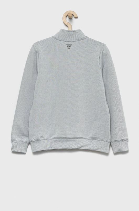 Дитяча кофта Guess колір сірий з принтом (2508972) фото 2