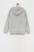 Дитяча кофта Guess колір сірий однотонна