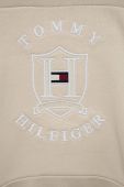 Дитяча кофта Tommy Hilfiger колір бежевий однотонна (2646431)