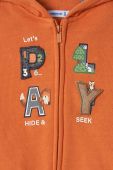 Дитяча кофта Mayoral колір помаранчевий з принтом (2570968)
