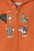 Дитяча кофта Mayoral колір помаранчевий з принтом (2570968)