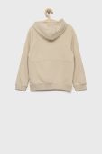 Дитяча кофта Name it колір бежевий однотонна