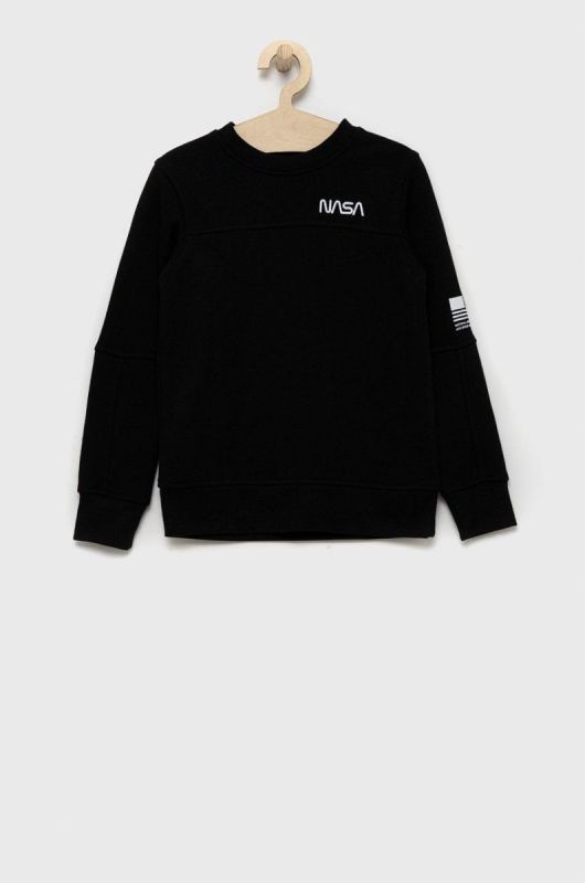 Дитяча кофта Jack & Jones колір чорний однотонна (2646452)