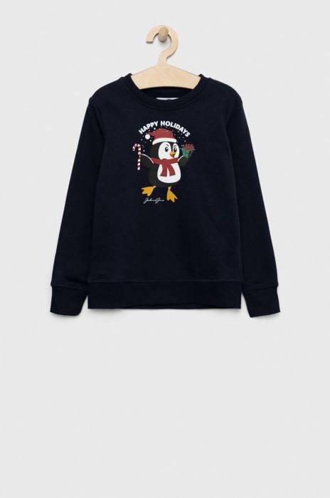 Дитяча кофта Jack & Jones колір синій з принтом (2847239)