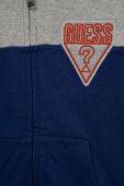 Дитяча бавовняна кофта Guess з аплікацією колір блакитний (2625155)