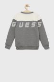 Дитяча кофта Guess колір сірий візерунок