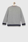 Дитяча бавовняна кофта United Colors of Benetton колір сірий з аплікацією (2713094)