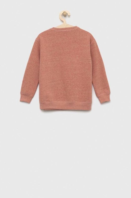 Дитяча кофта United Colors of Benetton колір рожевий меланж фото 2