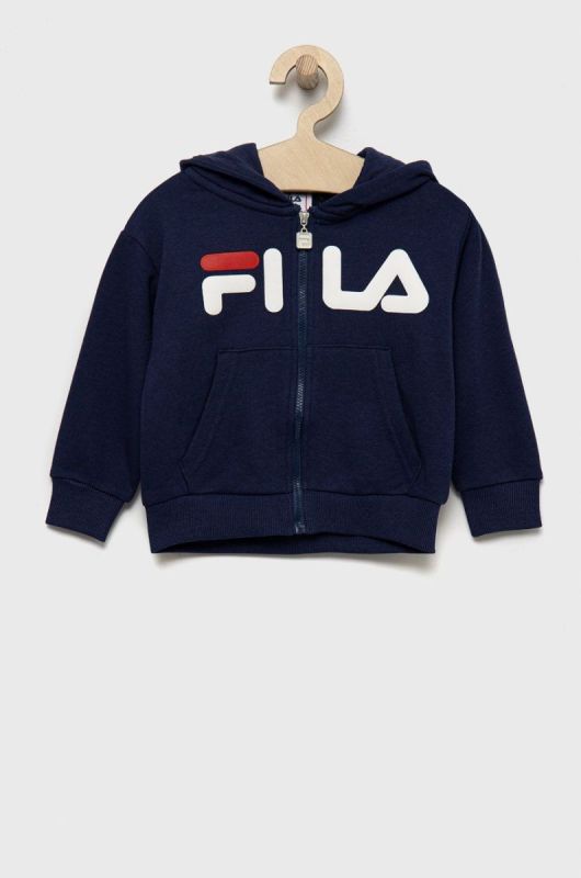 Дитяча кофта Fila колір синій з принтом (2624999)