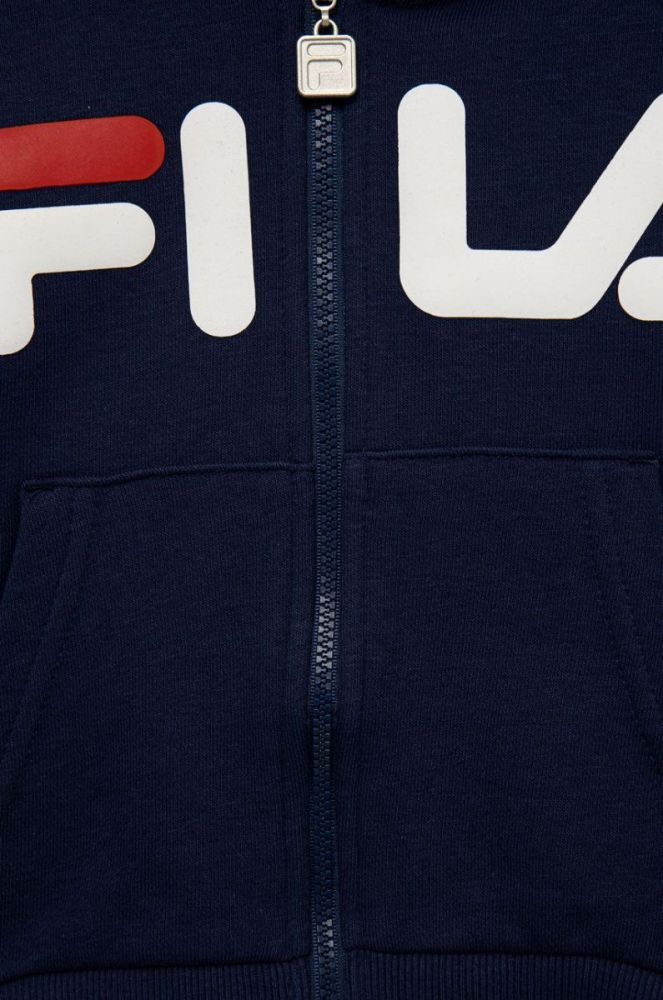 Дитяча кофта Fila колір синій з принтом (2624999) фото 3